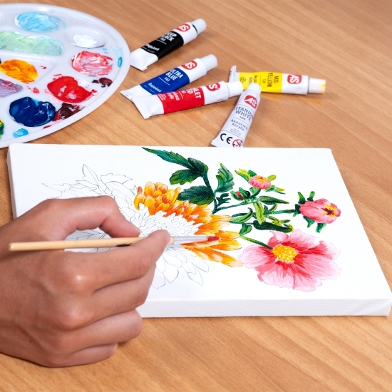 Atelierul de pictură acrylic Mini Natură 10+ ani