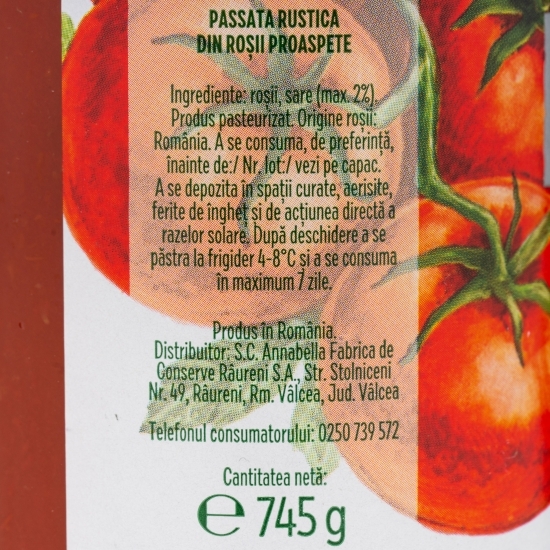 Roșii pasate 745g