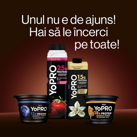 Budincă proteică cu gust de ciocolată și alune de pădure, fără zahăr adăugat 180g 