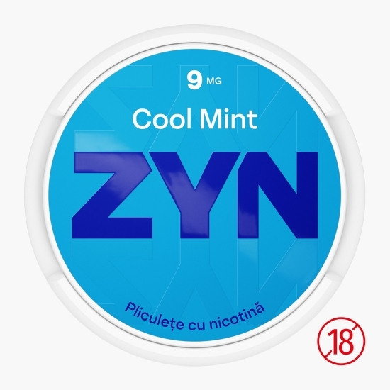 Pliculețe cu nicotină Cool Mint 9mg, 20 buc, format subțire