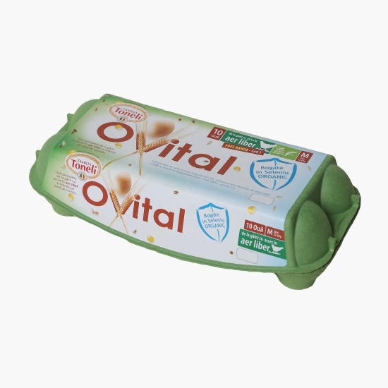 Ouă proaspete cu Seleniu mărimea M cod 1, 10 buc