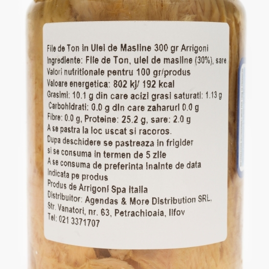 File de ton în ulei de măsline 300g