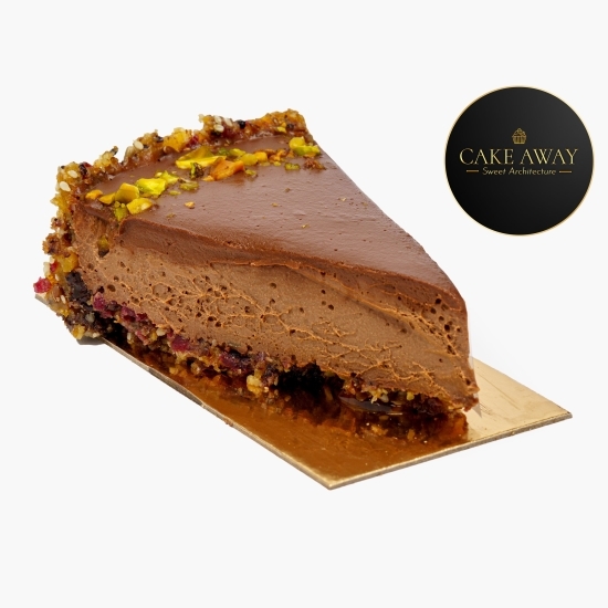 Tartă vegană de ciocolată, fără zahăr adăugat 130g