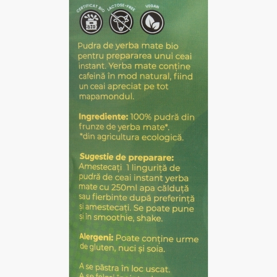 Ceai instant Yerba Mate, eco, 125g