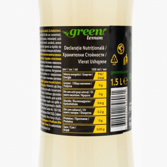 Băutură carbogazoasă lămâie 1.5l