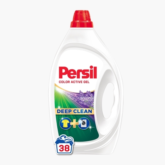 Detergent de rufe lichid Color Active Gel, lavandă, Deep Clean, 38 spălări, 1.7l