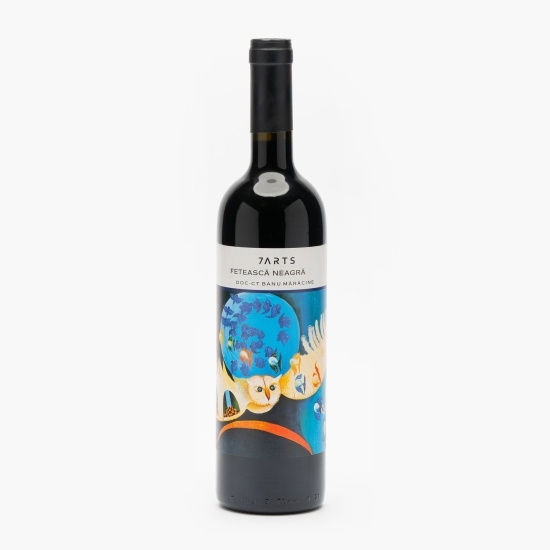 Vin roșu sec Fetească Neagră, 15.5%, 0.75l