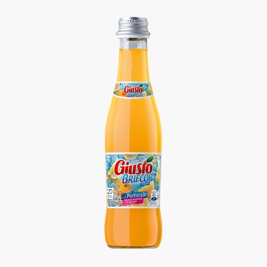 Băutură răcoritoare carbogazoasă cu gust de portocale Brifcor 250ml