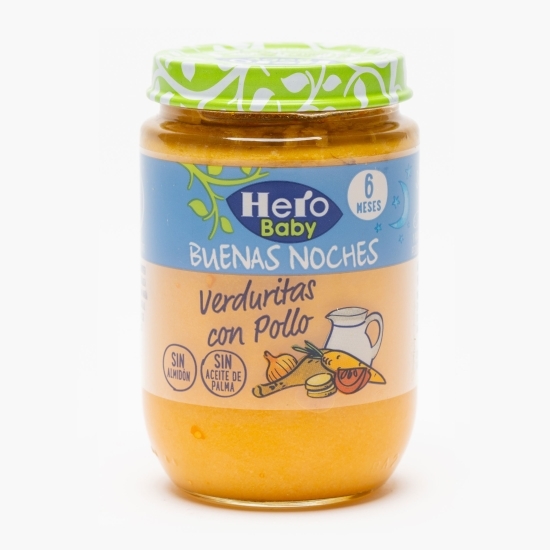 Piure Meniu de seară legume cu pui, +6 luni, 2x190g