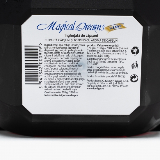Înghețată de căpșune 570g