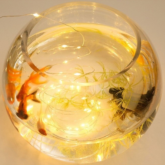 Instalație Crăciun liniară, 10m, 100 LED-uri, telecomandă 8 funcții, USB, fir cupru