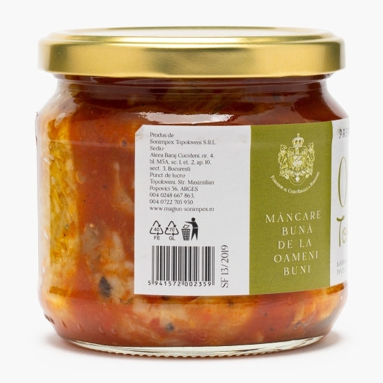 Sarmale de post cu ciuperci învelite în foi de varză murată 370g