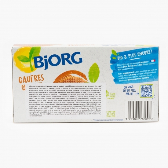 Gaufre cu caramel eco 175g