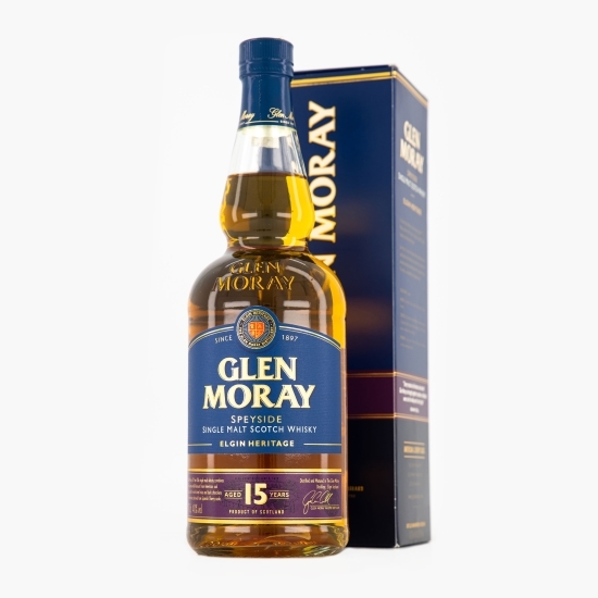 Single Malt Whisky, 15 Yo, 40%, Scotland, 0.7l + cutie