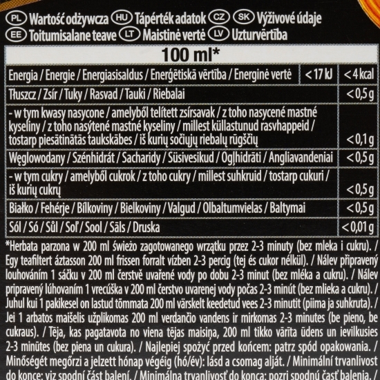 Ceai Classic Earl Grey 100 plicuri