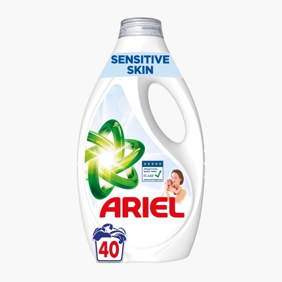 Detergent de rufe lichid Sensitive Skin, 40 spălări, 1.8l