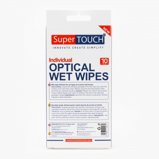 Șervețele umede super optice 10 buc