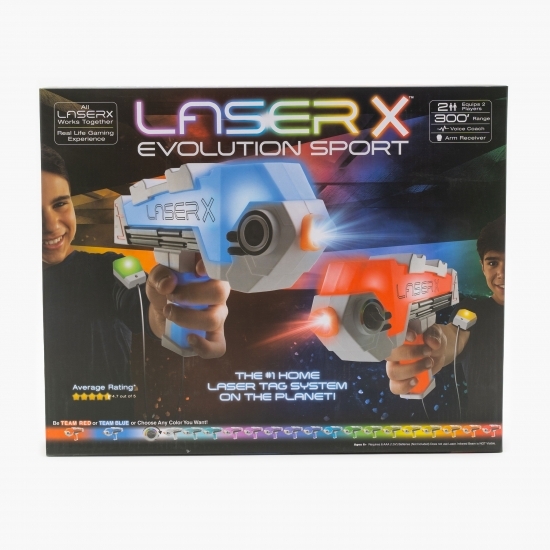 Set Laser X Evolution Sport cu 2 blastere 6+ ani