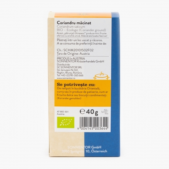 Coriandru eco măcinat 40g