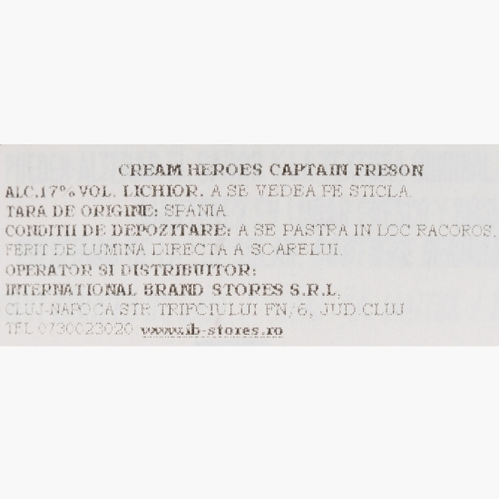 Lichior Capitan Freson, 17% alc, 0.7l