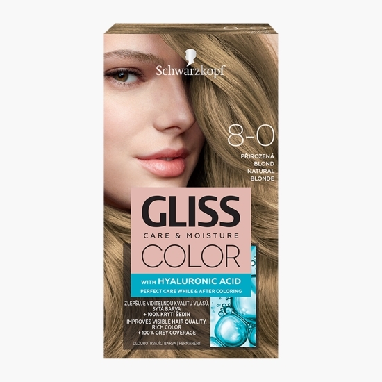 Vopsea de păr permanentă Color 8-0 blond natural 142.5ml