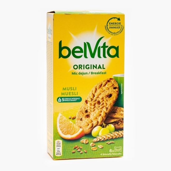 Biscuiți mic dejun din cereale și fructe Original 6 buc, 300g