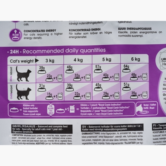 Hrană uscată pentru pisici, 2Kg, Regular Sensible