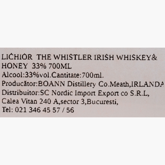 Lichior Irish Whiskey & Honey 33% 0.7l + cutie