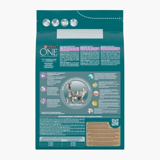 Hrană uscată pentru pisici One Sensitive, 2.8kg, cu curcan și orez