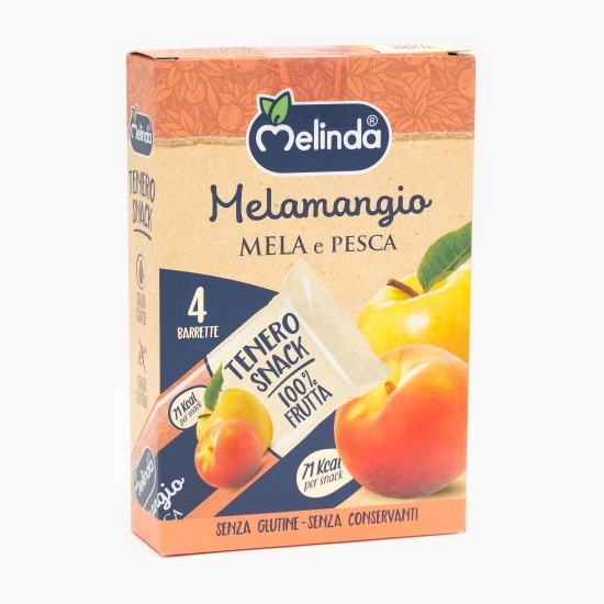 Batoane de mere si piersici 100g (4x25g)