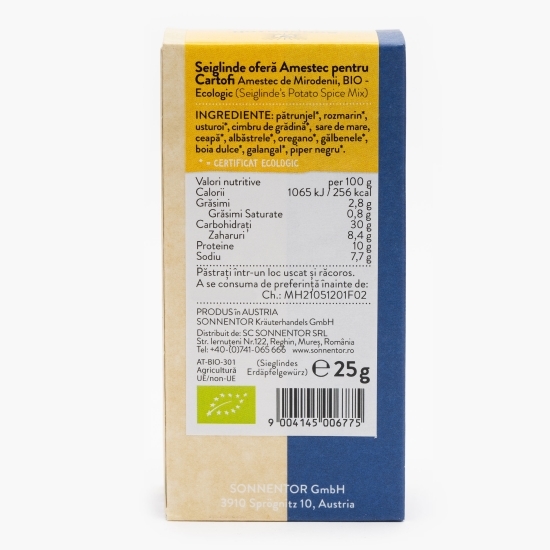 Condimente amestec eco Seiglinde pentru cartofi 25g