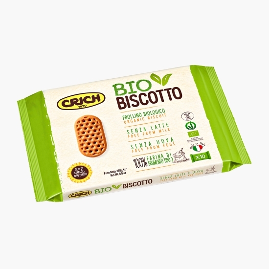 Biscuiți eco fără lactoză și fără ou 250g