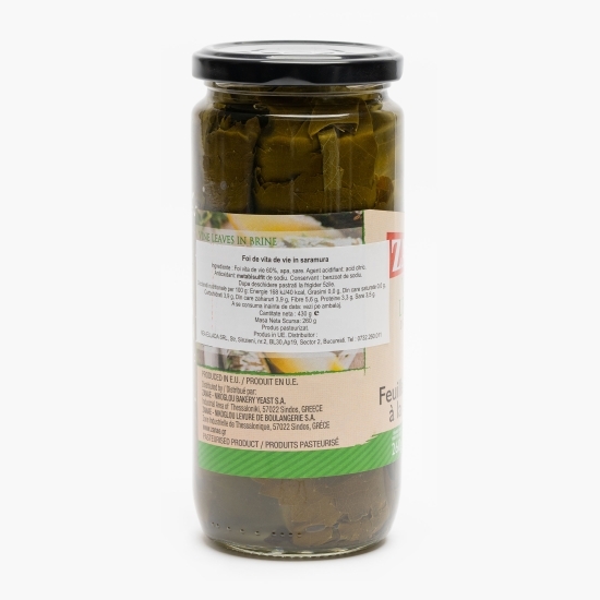 Foi de viță de vie în saramură 430g