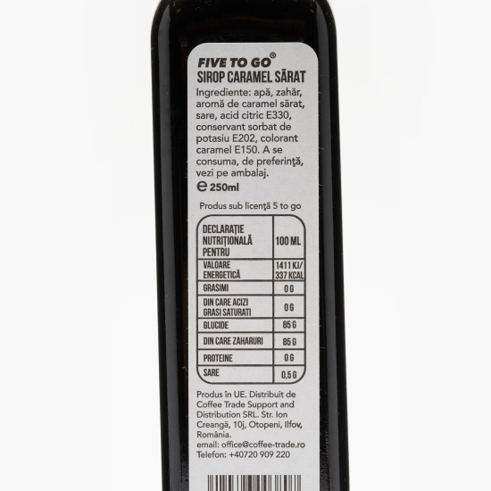 Sirop cafea caramel sărat 0.25l