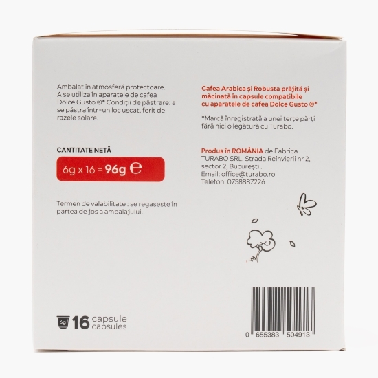 Espresso tip Dolce Gusto, 16 băuturi, capsule cafea 
