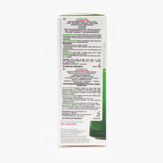 Cremă pentru tenul gras cu tendință acneică Normaderm Phytosolution 50ml