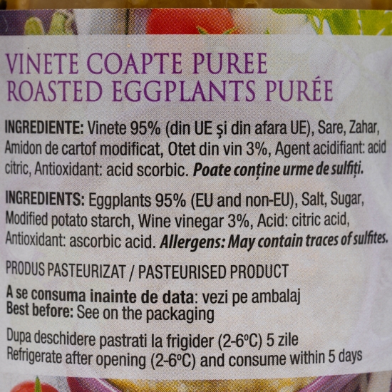 Vinete coapte piure 450g