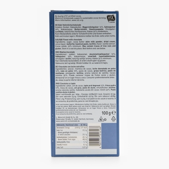 Ciocolată cu lapte, 32% cacao 100g