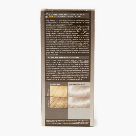 Vopsea permanentă pentru păr Expert Hempstyle 11.10 Blond ultra deschis 100ml