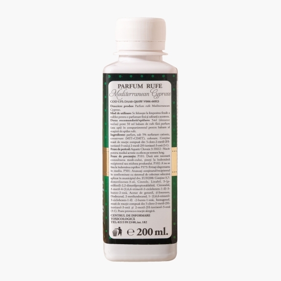 Parfum de rufe Mediterranean Cypress, 40 spălări, 200ml