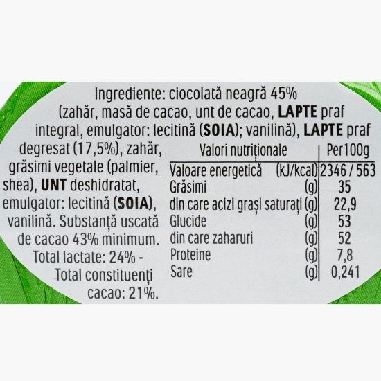 Iepure de ciocolată neagră 110g
