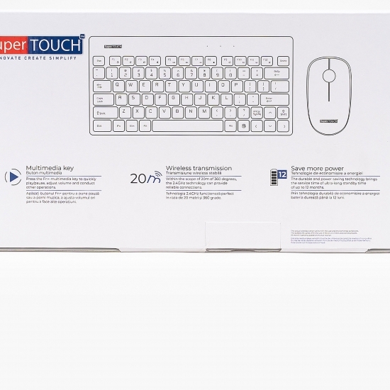 Kit tastatură + mouse wireless