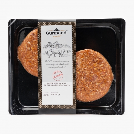 Burgeri de mânzat cu paprika 0.28kg