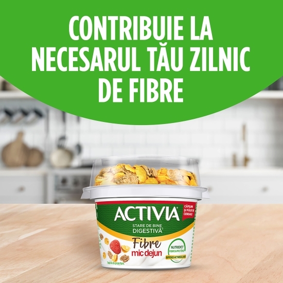 Iaurt Mic dejun cu căpșuni și fulgi de cereale 163g