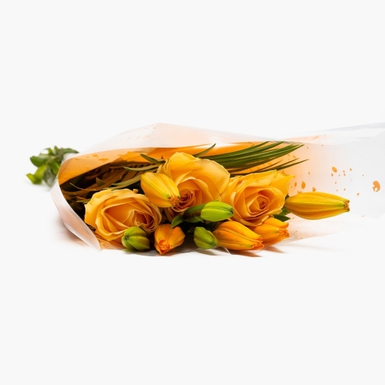 Buchet de flori Mix Soft Gold, diverse culori