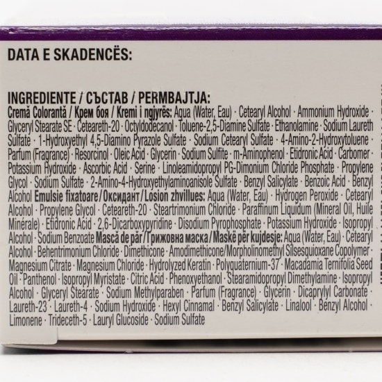 Vopsea de păr permanentă Intensive Color Cream, RFE3 (4-89) brun violet intens, 110ml