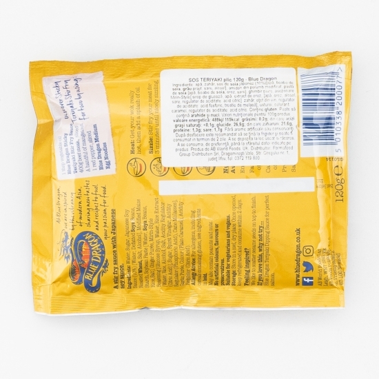 Sos Teriyaki plic, Stir Fry 120g