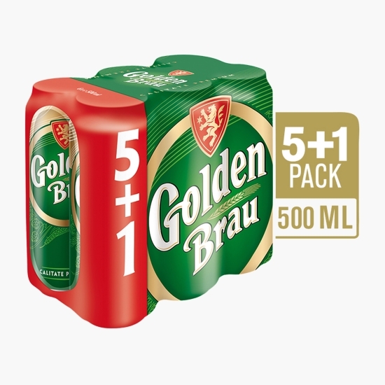 Bere blondă doză 6x0.5l (5+1)