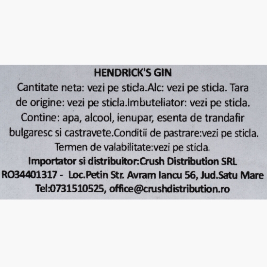 Gin 41.4% alc 0.7l