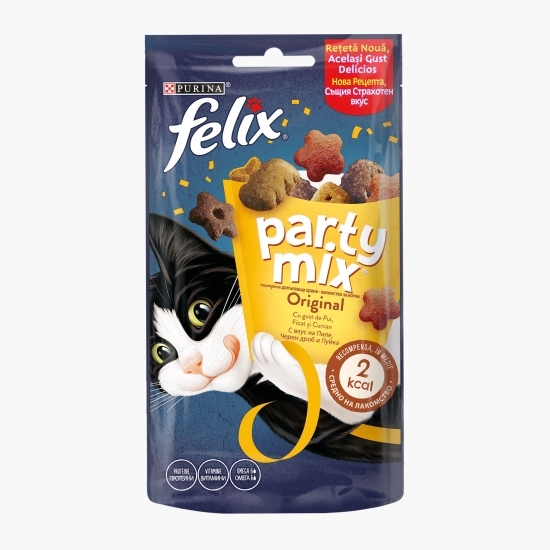 Recompense pentru pisici, 60g, Original Mix cu pui, ficat, curcan